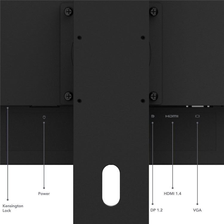 Lenovo ThinkVision E22-40 - LED monitor - 1920 x 1080 Full HD (1080p) @ 100 Hz - IPS - 250 cd/m² - 1300:1 - 4 ms - HDMI, VGA, DisplayPort - speakers - raven black