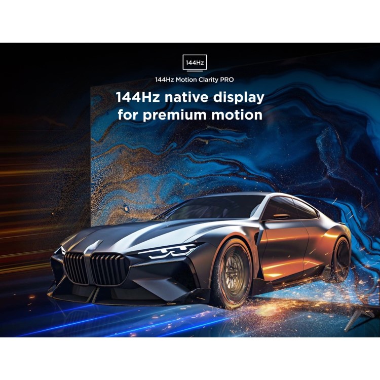 TCL 85A400M-UK 85" QD-Mini LED Google TV – Ultra Large 85 Inch 4K Smart TV with Dolby Vision HDR & Cinematic Home Entertainment