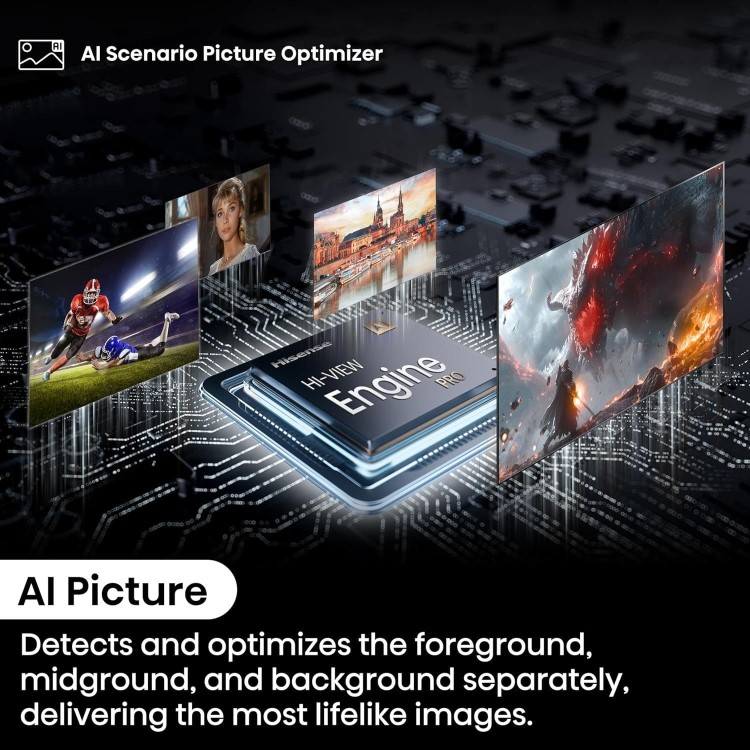 Hisense A85NTUK OLED 4K Smart TV – 120Hz Dolby Vision IMAX Enhanced