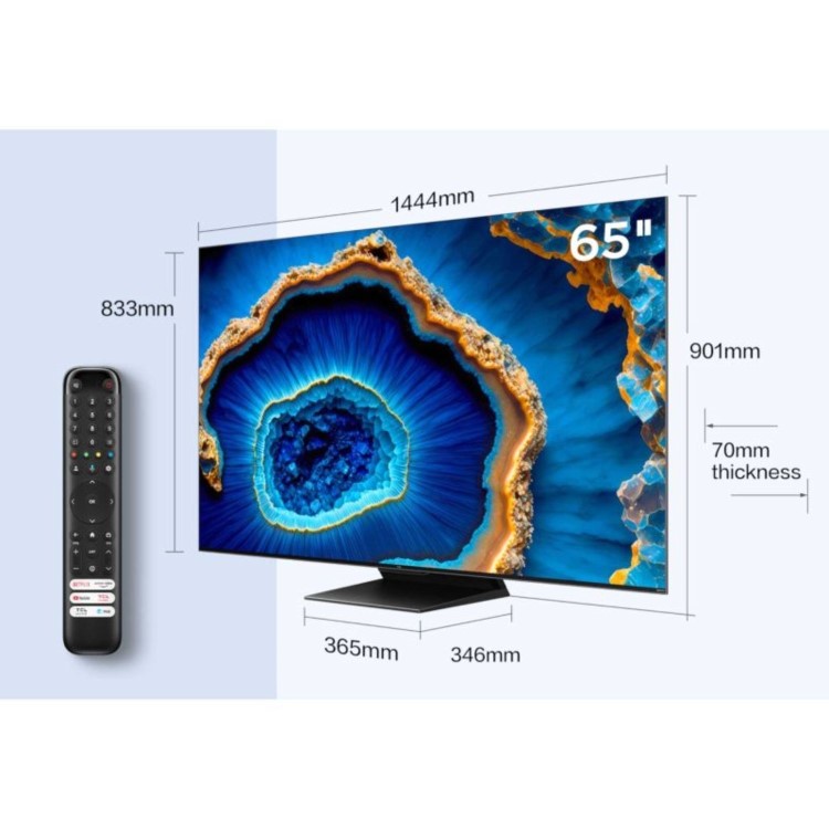 TCL C805K 65 inch Mini LED 4K Ultra HD QLED Google TV