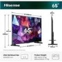 Hisense 65E7STUK PRO 65 Inch 4K Ultra HD Smart TV – Dolby Vision HDR10+ Quantum Dot Google TV Freeview Play