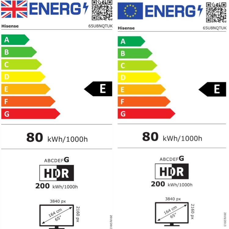 Hisense 65U8NQTUK 65 Mini-LED PRO 4K Smart TV – Dolby Vision IQ & Dolby Atmos