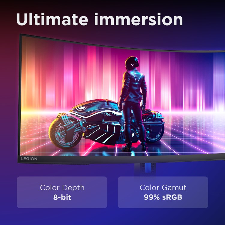 Lenovo Legion R34W-30 34" QHD 180Hz 0.5ms Gaming Monitor