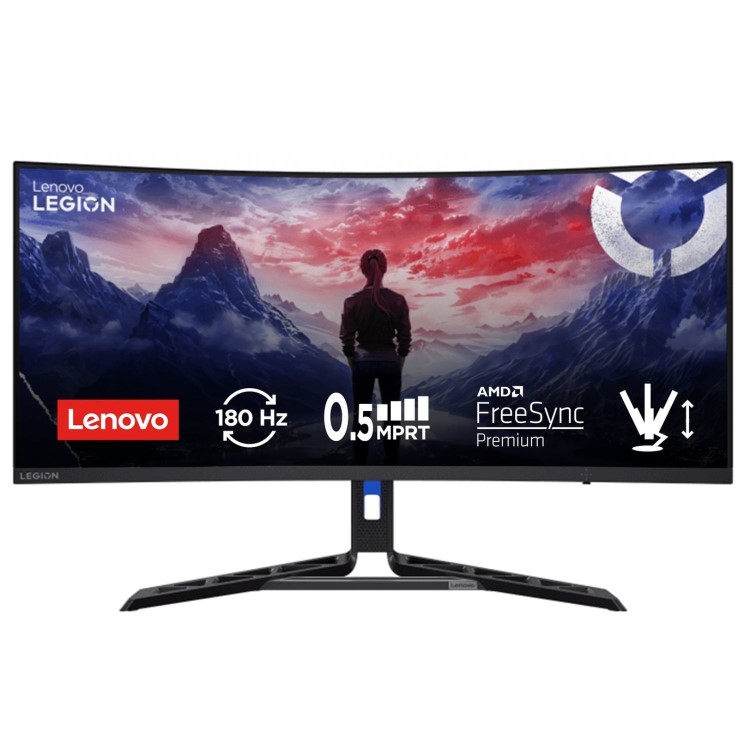 Lenovo Legion R34W-30 34" QHD 180Hz 0.5ms Gaming Monitor