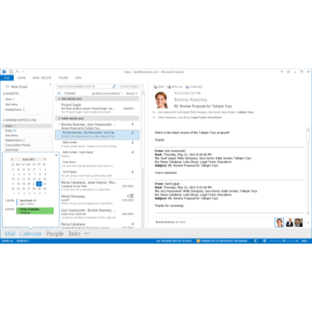 Microsoft Office Home and Business 2013 32-bit/x64 English Eurozone Medialess 