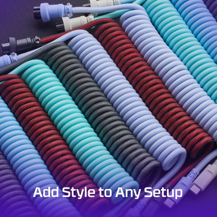 HyperX USB-C Coiled Cable - Purple