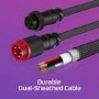 HyperX USB-C Coiled Cable - Purple