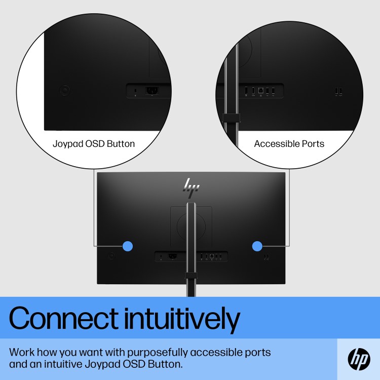 Refurbished HP E27 G5 27" Full HD IPS USB Monitor