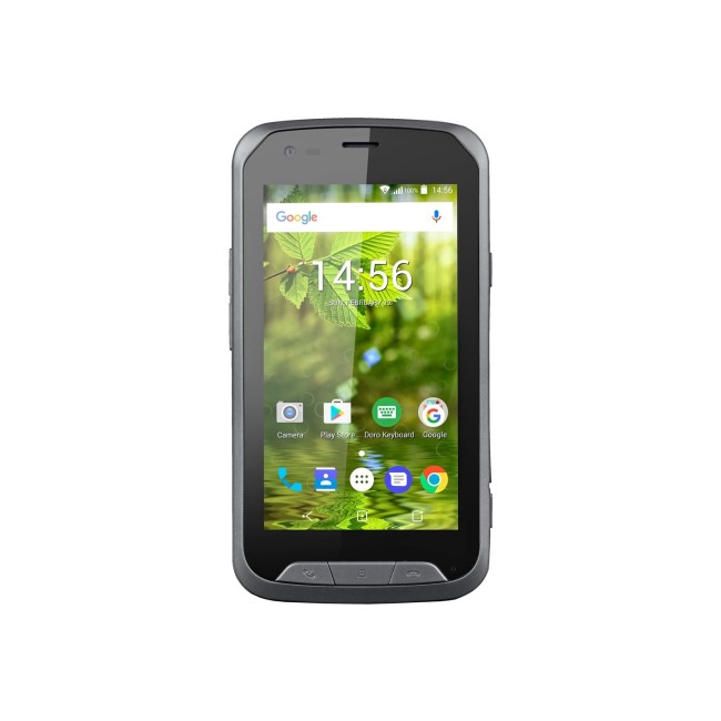Doro 8020X Rugged IP67 Smartphone Black 4.5" 8GB 4G Unlocked & SIM Free