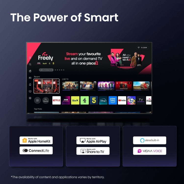 Hisense A7QTUK 75 inch Smart 4K Ultra HD QLED TV