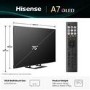 Hisense A7QTUK 75 inch Smart 4K Ultra HD QLED TV