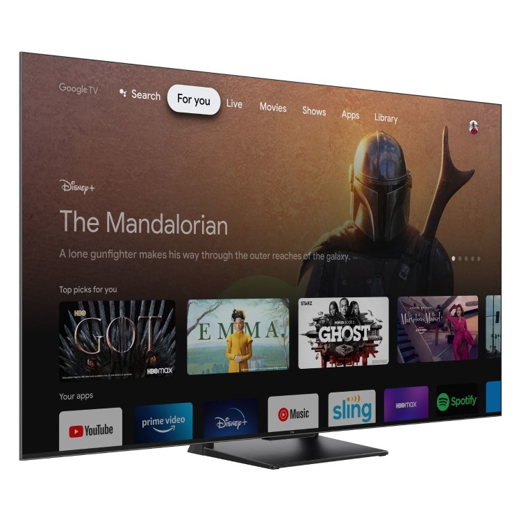 TCL C745K 55 inch Smart 4K Ultra HD Google QLED TV