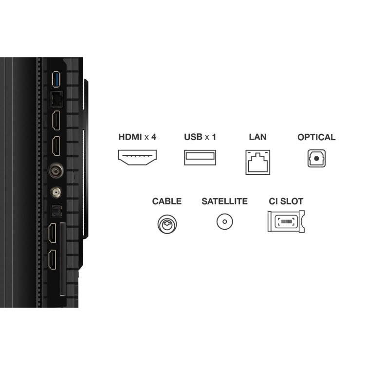 TCL T8C 75 inch 4K Ultra HD QLED Smart Google TV - 75T8C-UK