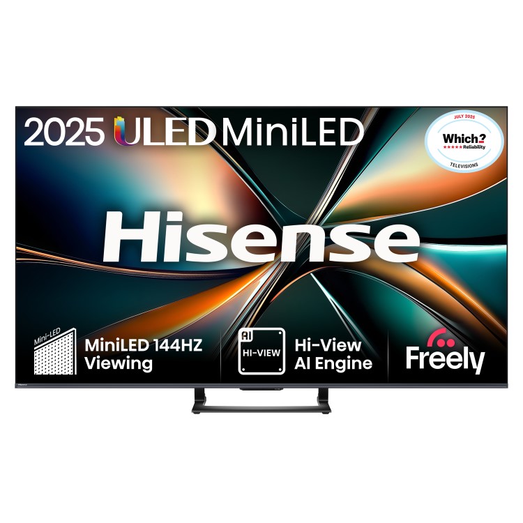 Hisense U7QTUK 75 inch Smart 4K Ultra HD Mini-LED TV