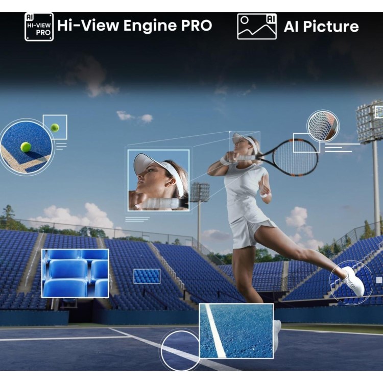 Hisense U8NQTUK 75 inch Smart 4K Ultra HD Mini-LED TV