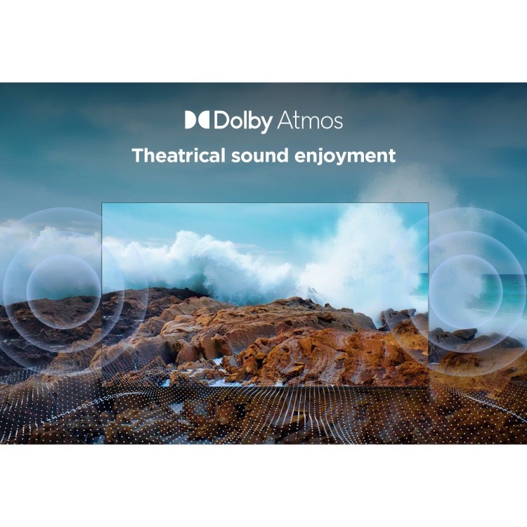 TCL 75V6C-UK 75" 4K HDR Smart Google TV – Dolby Atmos AiPQ Processor Game Master