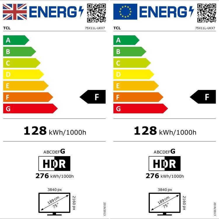 TCL 75X11L-UK 75" 4K QD-Mini LED Google TV – Ultra Bright 75 Inch QLED Mini LED Smart TV with Dolby Vision HDR & Google TV