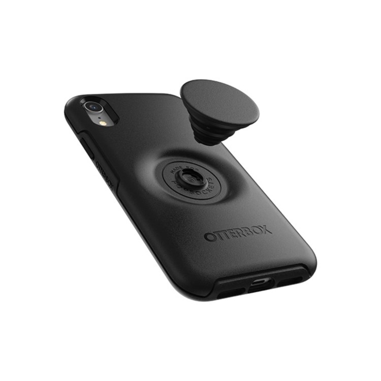 OtterBox Otter+Pop Symmetry PopSocket Case - iPhone XR - Black