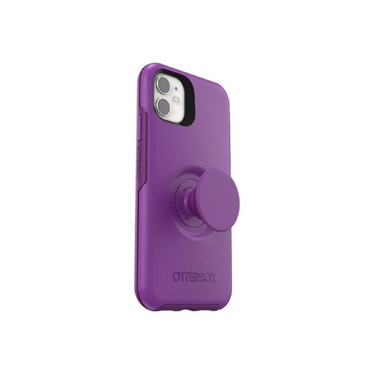 OtterBox Otter and Pop Symmetry PopSocket Case - iPhone 11 - Lollipop Purple