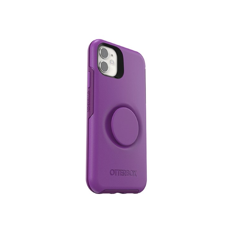 OtterBox Otter and Pop Symmetry PopSocket Case - iPhone 11 - Lollipop Purple
