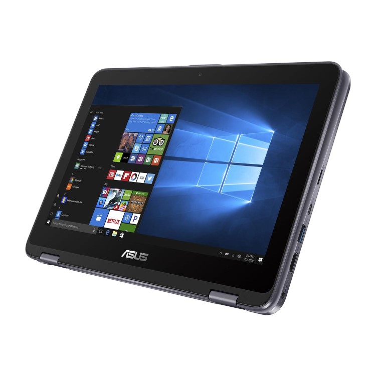 Asus VivoBook Flip Intel Celeron N3350 2GB 32GB 11.6 Inch Windows 10 Convertible Laptop - Grey