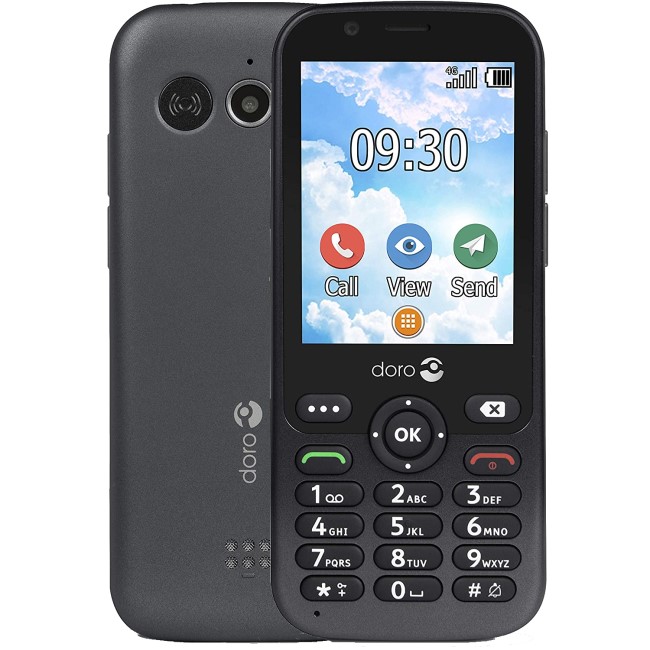 Doro 7010 Graphite 2.8" 512MB 4G Unlocked & SIM Free Mobile Phone