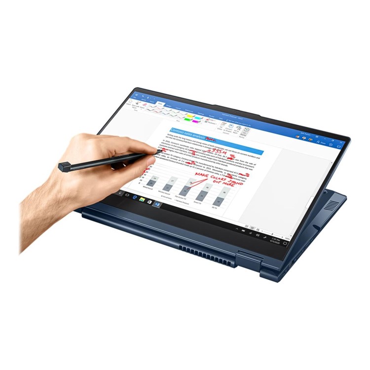 GRADE A2 - Lenovo ThinkBook 14 Yoga Core i5-1135G7 8GB 256GB 14 Inch Full HD Touchscreen Windows 10 Pro Convertible Laptop