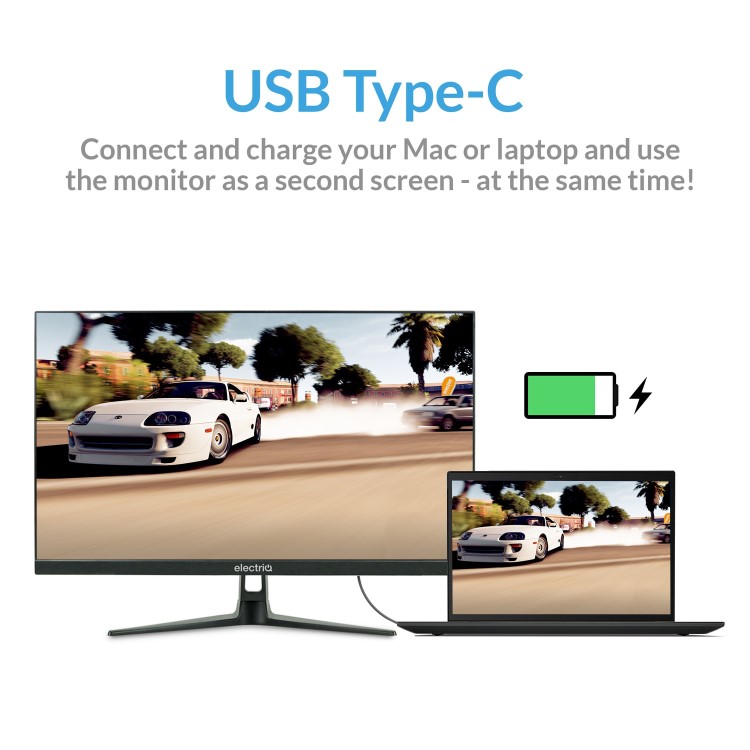 electriQ 25" Full HD 144Hz Gaming Monitor