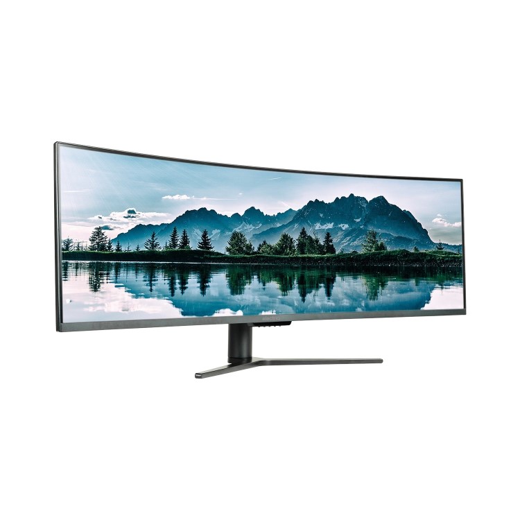 Refurbished electriQ 49" QLED Double FHD Super UltraWide Curved Monitor