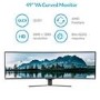 Refurbished electriQ 49" QLED Double FHD Super UltraWide Curved Monitor