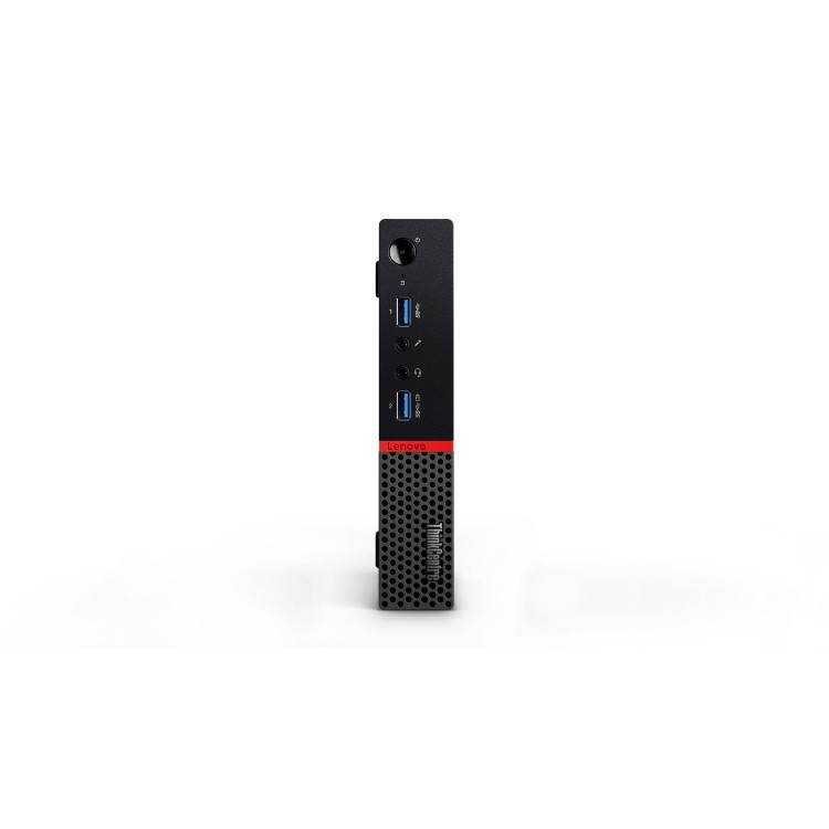 Refurbished Lenovo ThinkCentre M700 Core i3-6100T 4GB 128GB SSD Windows 10 Professional Mini Desktop - Black