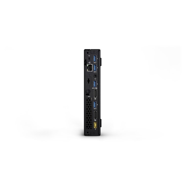 Refurbished Lenovo ThinkCentre M700 Core i3-6100T 4GB 128GB SSD Windows 10 Professional Mini Desktop - Black