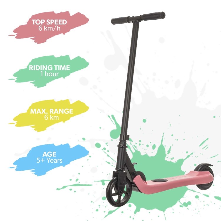 Refurbished ElectriQ Active Kids Electric Scooter - Pink
