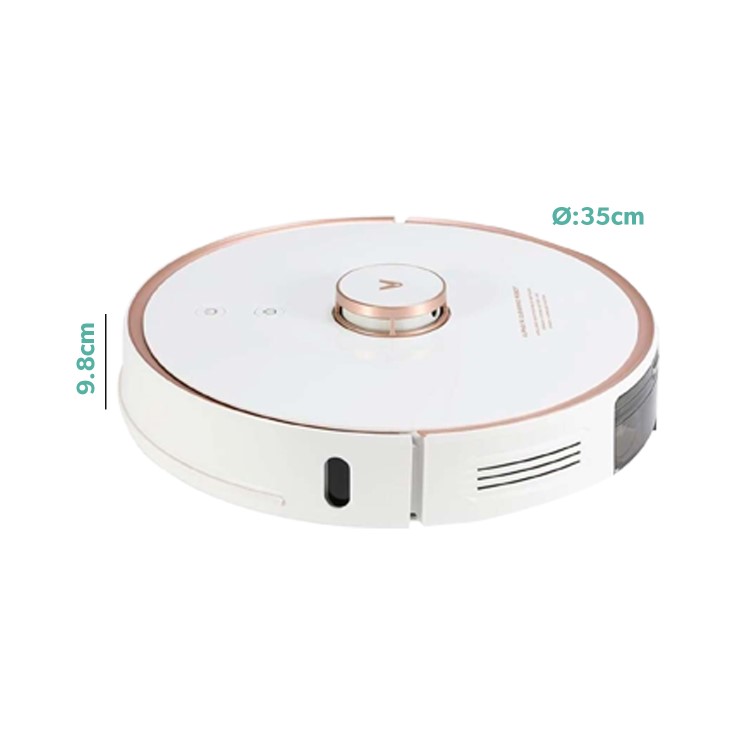 Viomi S9 Robot Vacuum Cleaner and Mop - Self-Emptying - 2700Pa Suction - White