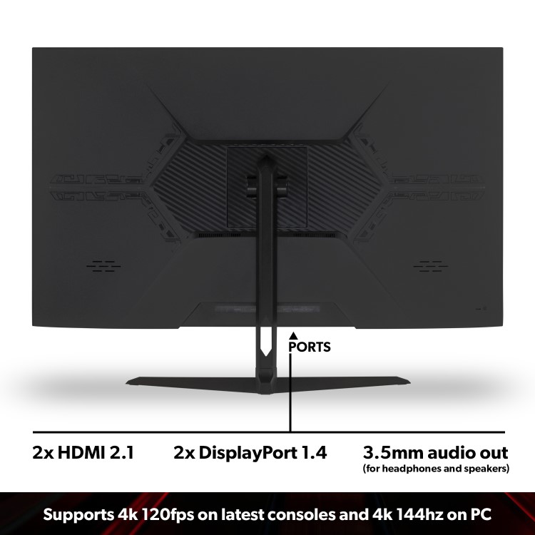 electriQ 32" IPS 4K 144Hz Gaming Monitor