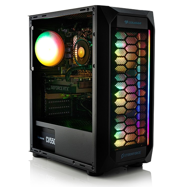 StormForce Onyx AMD Ryzen 5 5500 16GB 1TB RTX 3050 No OS Gaming Desktop