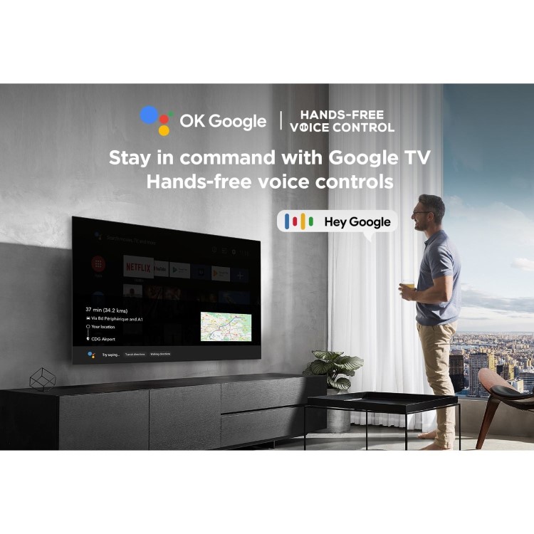 TCL 98C655K 98-Inch 4K QLED Smart TV  Dolby Vision HDR10+ & Google TV