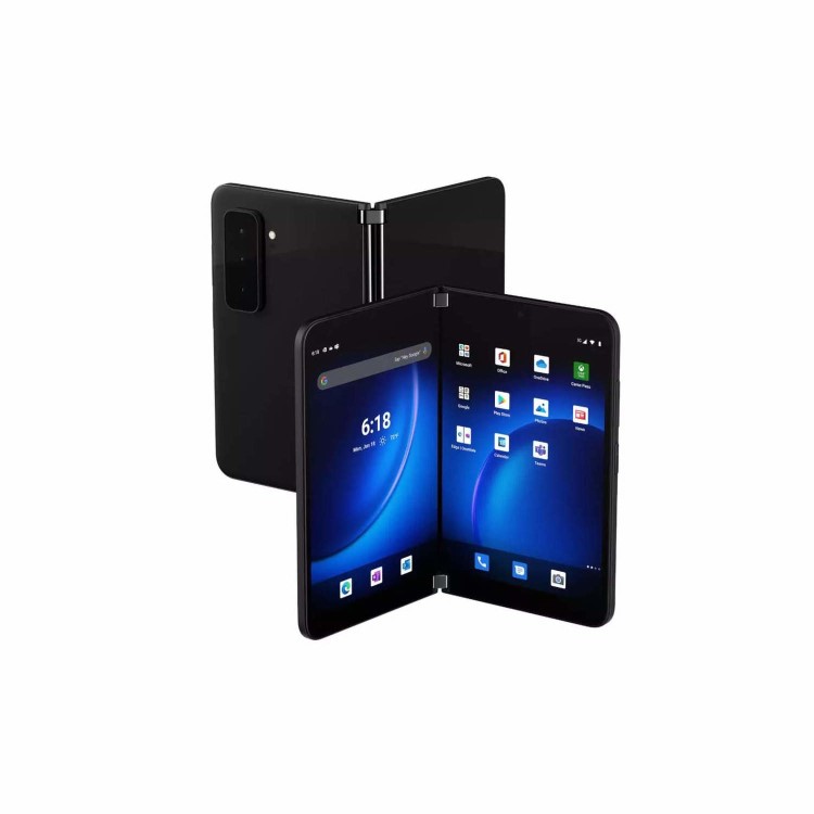 Refurbished Microsoft Surface Duo 2 8.3" Black 128GB Cellular Tablet