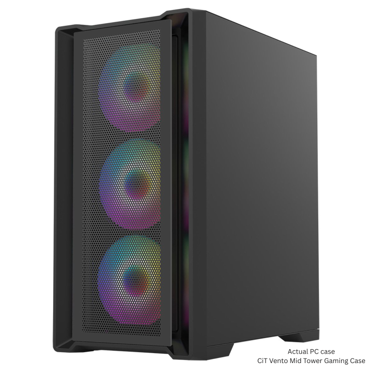 Refurbished CyberPowerPC Eurus AMD Ryzen 5 5600G 8GB RAM 500GB SSD + 23.8 Inch 100Hz 1ms Gaming Monitor