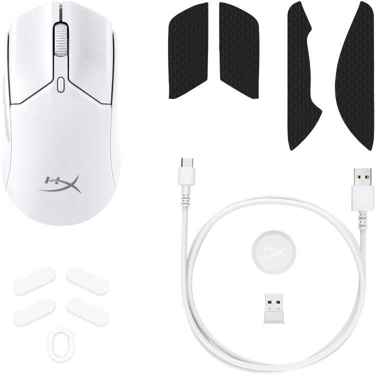 HyperX Pulsefire Haste 2 Mini RGB Wireless Gaming Mouse - White