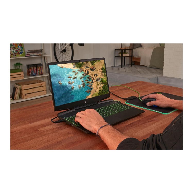 HP Pavilion 15-dk0026na Core i7-9750H 8GB 512GB SSD 15.6 Inch FHD GeForce GTX 1660Ti 6GB Max-Q Windows 10 Home Gaming Laptop