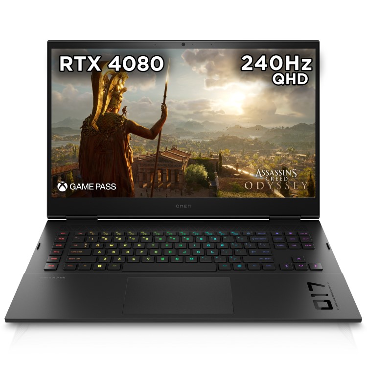 HP Omen 17 Intel Core i9 32GB 2TB RTX 4080 240Hz QHD 17.3 Inch Windows 11 Gaming Laptop