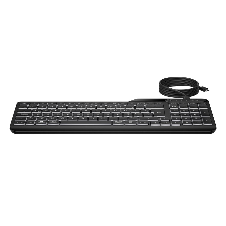 HP 405 Multi-Device Backlit Wired Keyboard