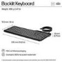 HP 405 Multi-Device Backlit Wired Keyboard