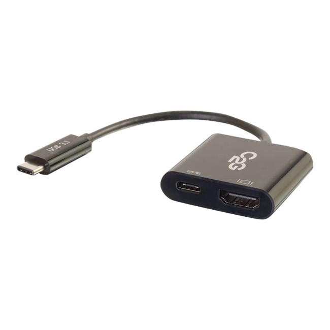 USB-C to HDMI and USB-C Charging Black