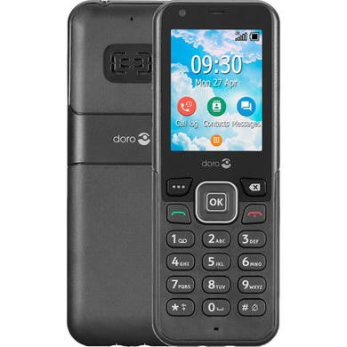 Doro 7000H Black 2.4" 4GB 4G Unlocked & SIM Free Mobile Phone