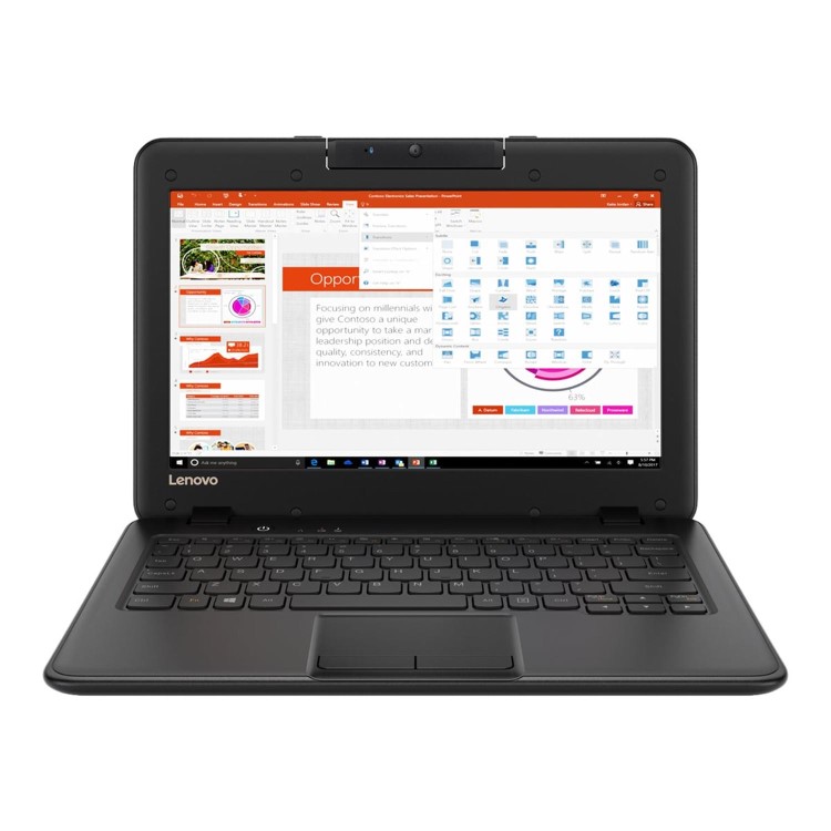 Refurbished Lenovo 100E 81CY Intel Celeron N3350 4GB 64GB 11.6 Inch Windows 10 Laptop