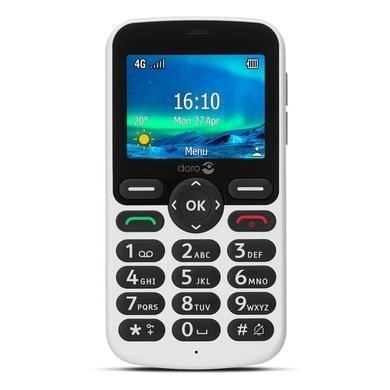 Doro 5860 Black / White 2.4" 128MB 4G Unlocked & SIM Free Mobile Phone