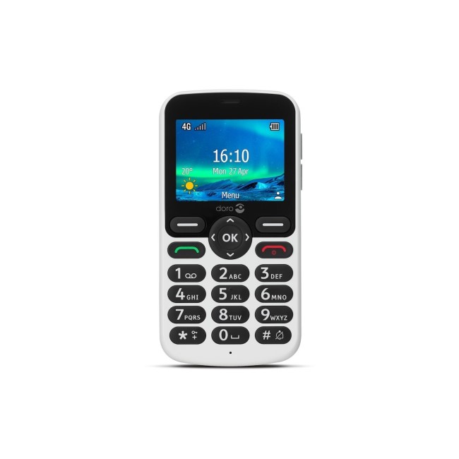 Doro 5860 Black / White 2.4" 128MB 4G Unlocked & SIM Free Mobile Phone