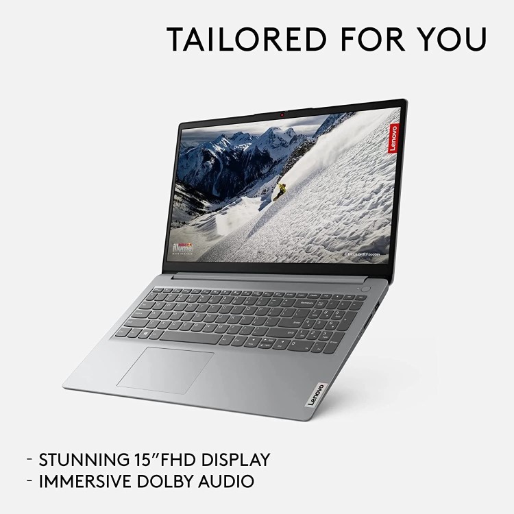 Lenovo IdeaPad 1 AMD Ryzen 5 8GB RAM 256GB SSD 15.6 inch Windows 11 Laptop